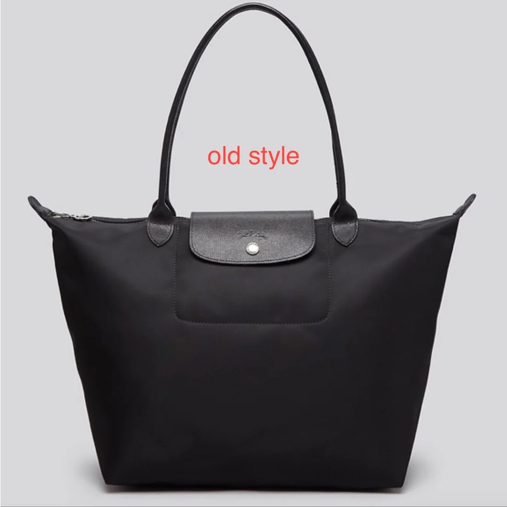 Longchamp Neo Le Pliage Large Nylon Tote Bag all black